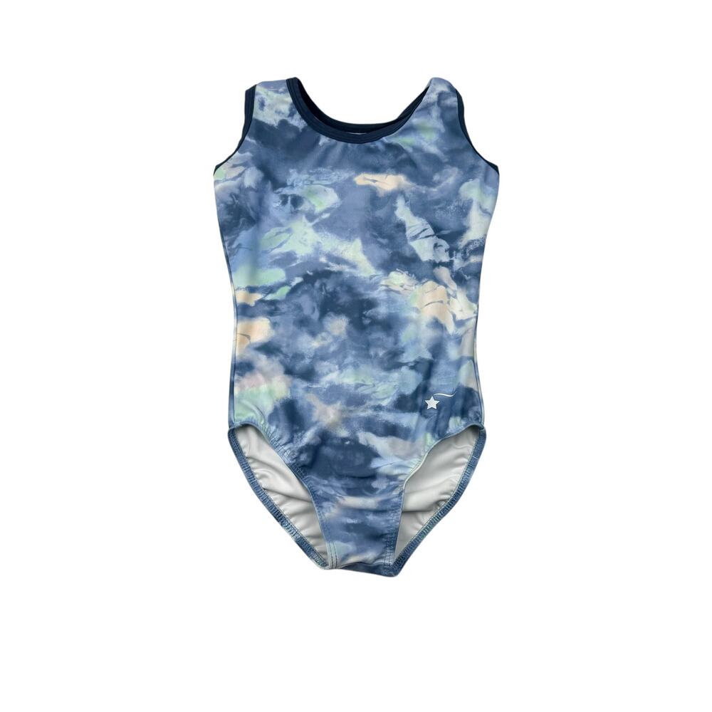 Destira Camo Lux Blue Leotard